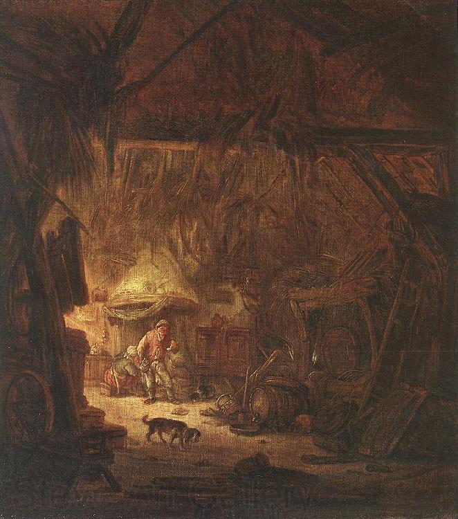 OSTADE, Isaack van Interior of a Peasant House nsg Spain oil painting art